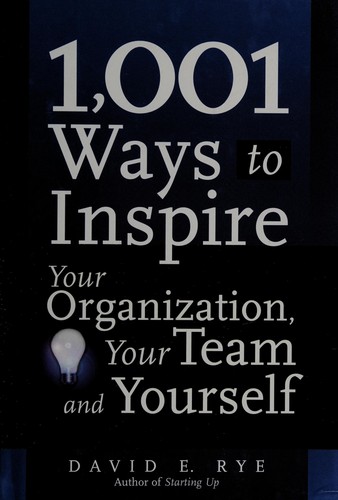 Cover for 1,001 ways to inspire