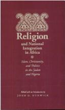 Cover for Religion and national integration in Africa