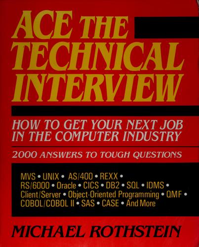 Cover for Ace the technical interview
