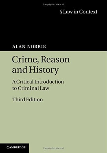 Cover for Crime, Reason and History