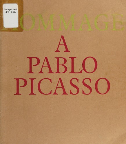 Cover for Hommage A Pablo Picasso