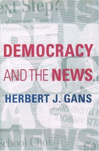Cover for Democracy and the news