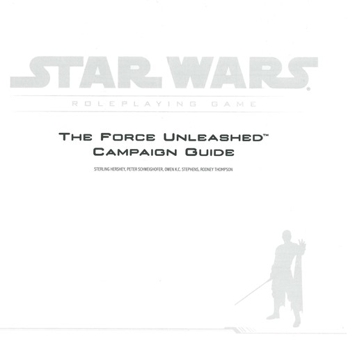 Cover for Force Unleashed Campaign Guide
