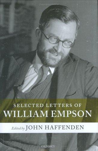 Cover for Selected Letters of William Empson