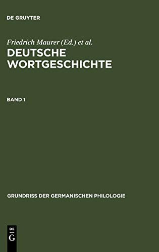 Cover for Deutsche Wortgeschichte. Band 1