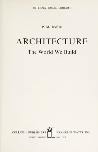 Cover for Architecture