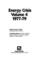 Cover for Energy crisis, [1969-1979]