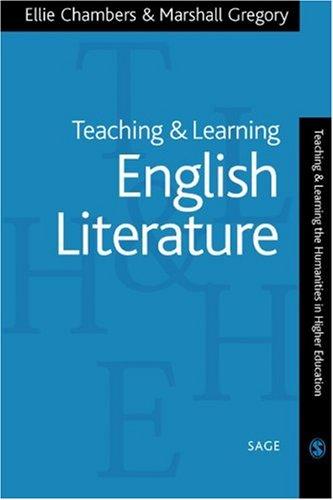 Cover for Teaching and Learning English Literature (Teaching and Learning the Humanities Series)