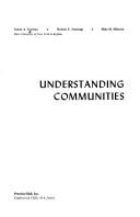 Cover for Understanding communities