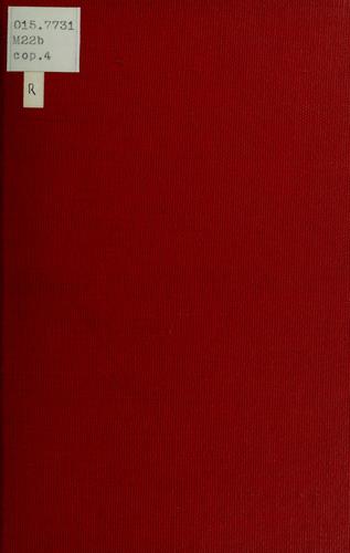 Cover for A bibliography of Chicago imprints, 1835-1850