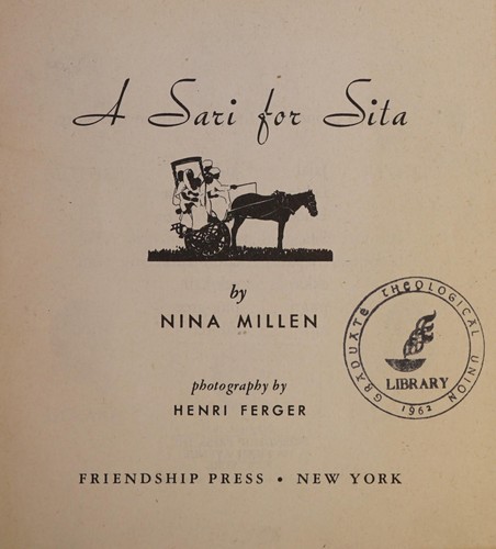 Cover for A sari for Sita
