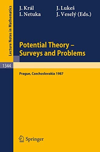 Cover for Potential Theory, Surveys and Problems