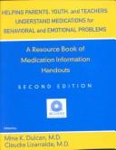 Cover for Helping parents, youth, and teachers understand medications for behavioral and emotional problems