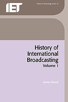 Cover for History of international broadcasting
