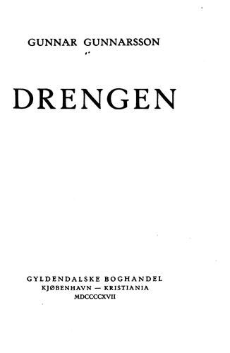 Cover for Drengen.