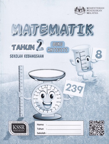 Cover for Buku Aktiviti Matematik Tahun 2
