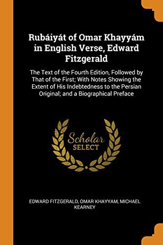 Cover for Rubáiyát of Omar Khayyám in English Verse, Edward Fitzgerald