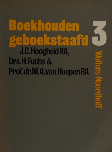 Cover for Boekhouden geboekstaafd