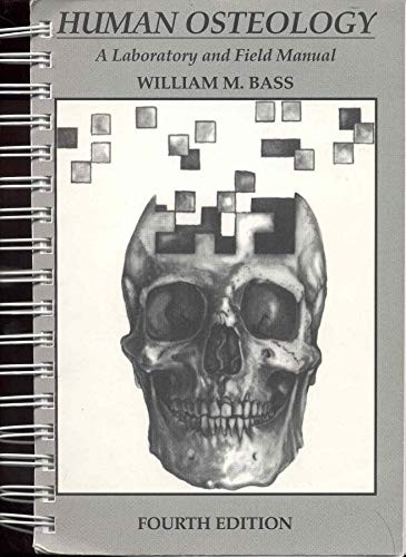 Cover for Human osteology