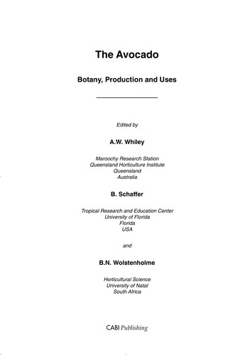 Cover for The avocado