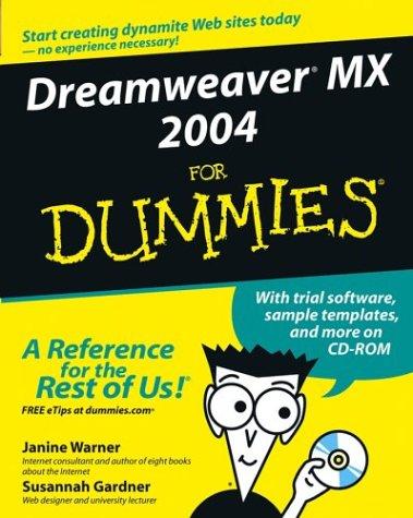 Cover for Dreamweaver MX 2004 for dummies