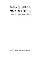 Cover for Monolithos