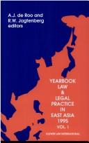 Cover for De Roo Yearbook Law East Asia (Yearbook of Law & Legal Practice in East Asia)