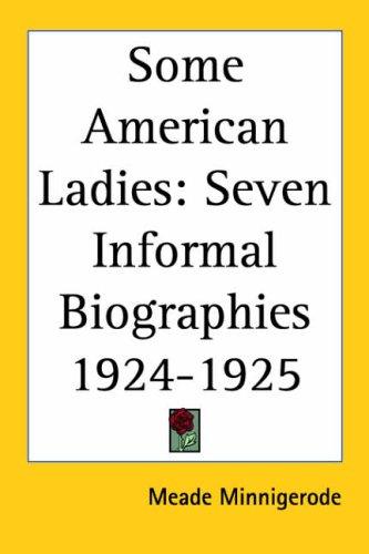 Cover for Some American Ladies