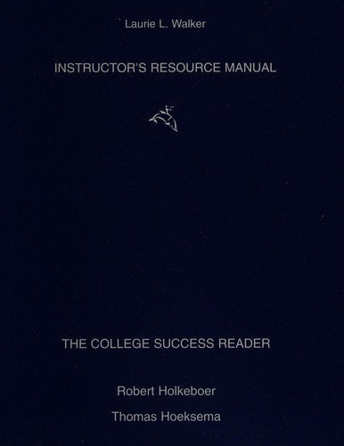 Cover for College Success Reader Instructor's Resource Manual