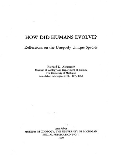 Cover for How did humans evolve?
