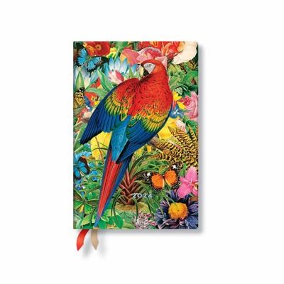 Cover for Tropical Garden (Nature Montages) Mini 12-Month Day-at-a-Time Dayplanner 2024