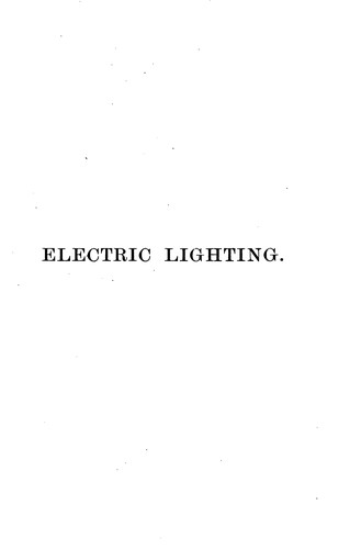 Cover for Electric lighting, tr. by P. Higgs