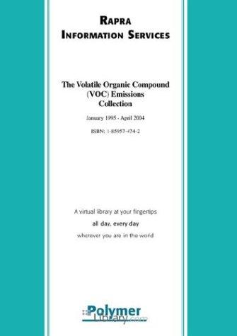 Cover for The Volatile Organic Compound Voc Emissions Collection