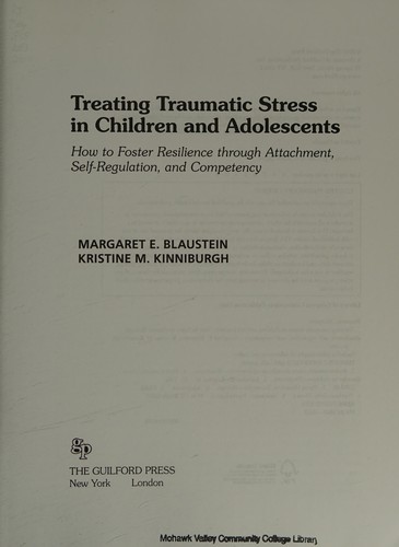 Cover for Treating traumatic stress in children and adolescents