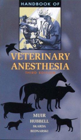 Cover for Handbook of Veterinary Anesthesia