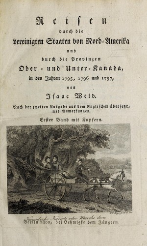 Cover for Reisen durch die Vereinigten Staaten von Nord Amerika