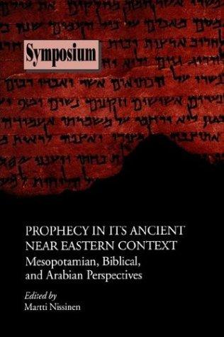 Cover for Prophecy in Its Ancient Near Eastern Context