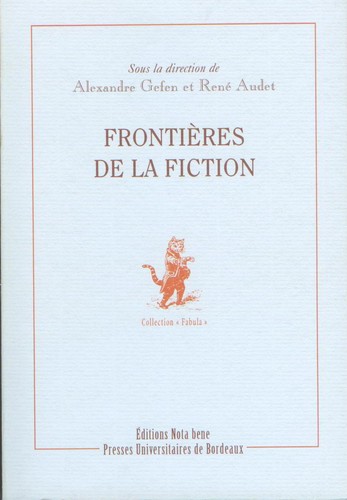 Cover for Frontières de la fiction