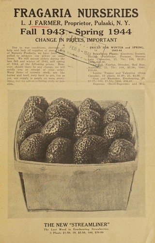Cover for Fall 1943--spring 1944