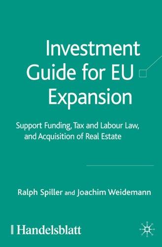 Cover for Investment guide for EU expansion