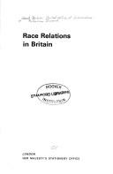 Cover for Race relations in Britain