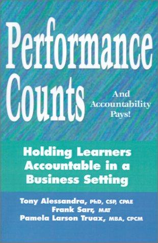 Cover for Performance Counts and Accountability Pays