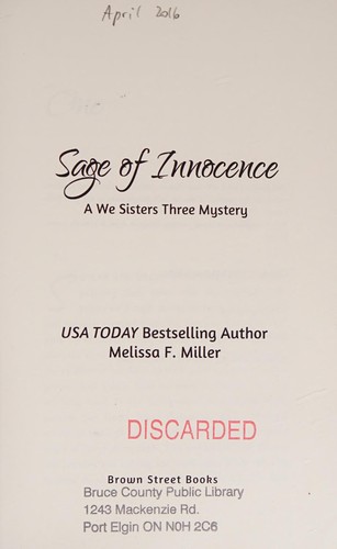 Cover for Sage of Innocence