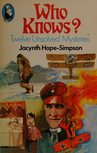 Cover for Who knows?