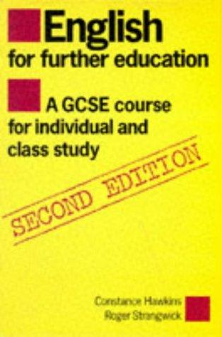 Cover for English for Further Education