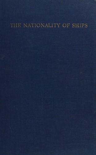 Cover for The nationality of ships