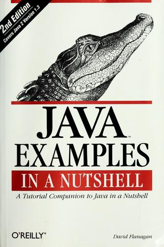 Cover for Java examples in a nutshell