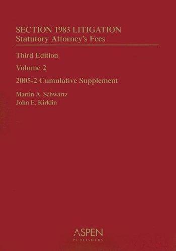 Cover for Section 1983 Litigation Statutory Attorney's Fees