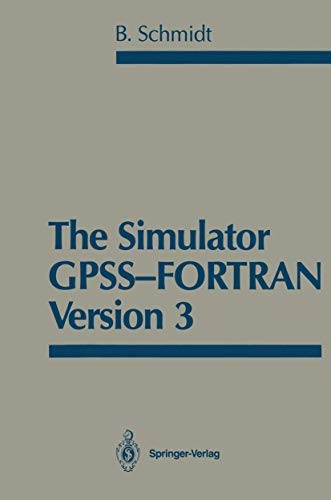 Cover for The Simulator GPSS-FORTRAN Version 3