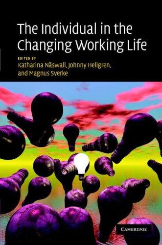 Cover for The Individual in the Changing Working Life